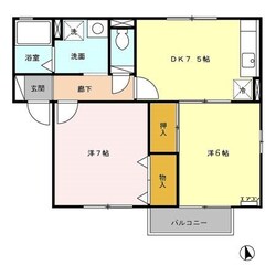 高茶屋駅 徒歩14分 1階の物件間取画像